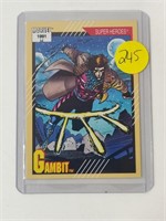 1991 MARVEL GAMBIT SUPER HERO CARD #17