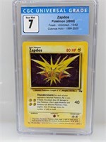 CGC 7 Fossil Zapdos Holo - Unlimited Cosmos Holo