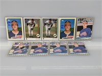 Lot of John Smoltz Rookie Baseball Cards