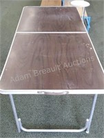 Aluminum frame 6ft folding table