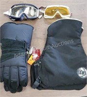 Jacob Ash men's thinsulate snowmobile gloves,