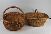 2 pcs Woven Gathering Baskets