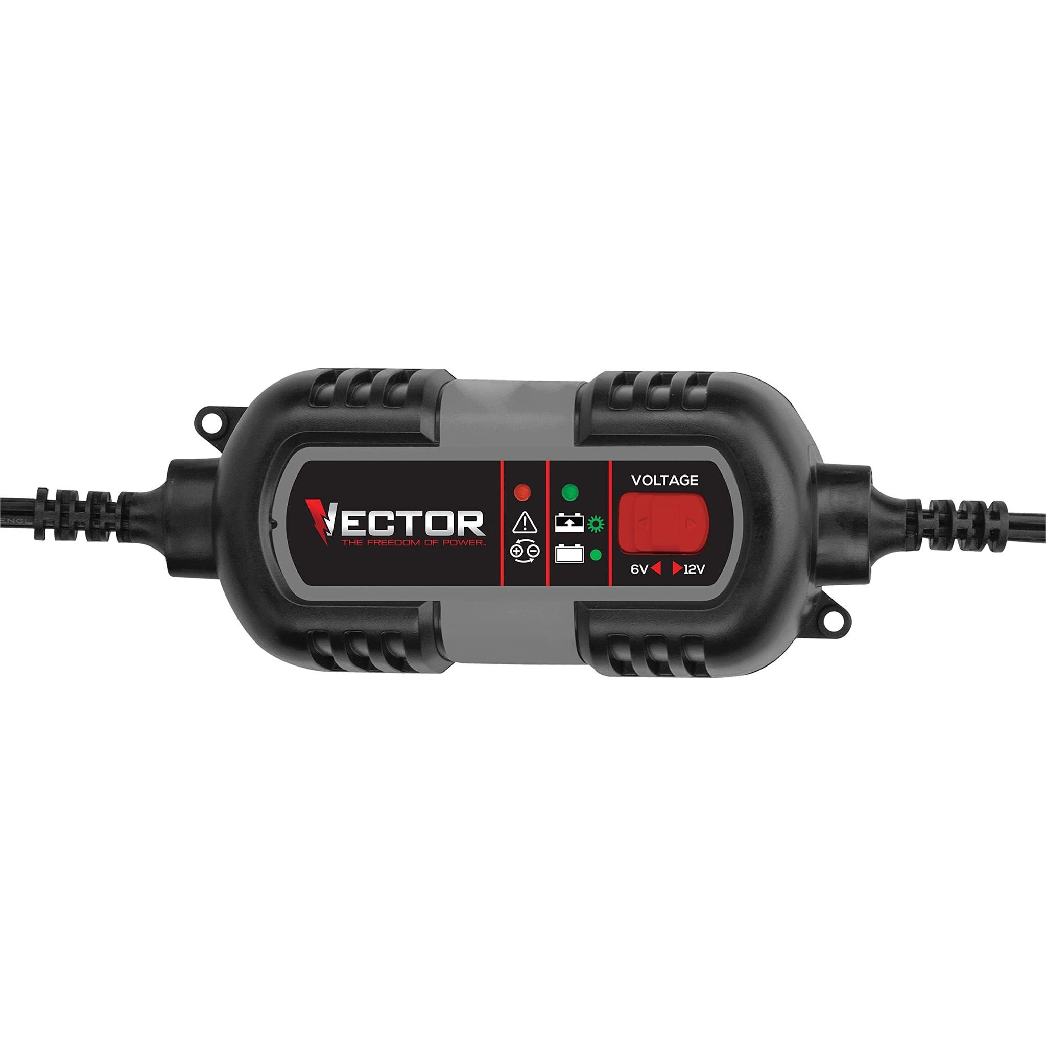 VECTOR 1.5 Amp Battery Charger, Battery Maintainer