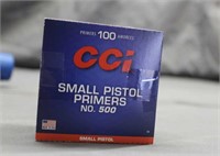 (500) CCI Small Pistol Primers