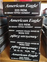 American Eagle 223  (5) boxes of 20 (100rds)