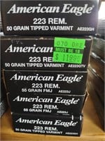 American Eagle 223  (5) Boxes of 20 (100rds)