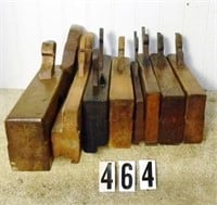 8 – Assorted, wooden joinery molding planes,