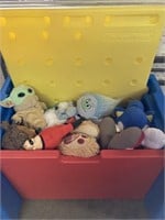 Fisher Price desk toy box w/ stuffed animals
