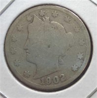 1902 Liberty Head V. Nickel