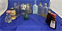 Glass Bottles - Vintage Toy Top - Pitcher