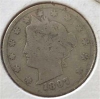 1897 Liberty Head v. Nickel