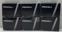 6 Packs of Procell D Alkaline Batteries - NEW
