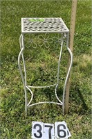 Metal outside table 12” X 12” X 27”