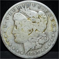 1897-S Morgan Silver Dollar