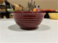 Mini vintage stoneware bowl marked USA