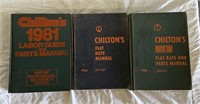 Chilton’s Flat Rate and Parts Manual Books