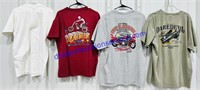 Lot of (4) Size XL Motorcycle Related Shirts