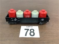LIONEL 6462 NYC GONDOLA CAR W/ CONTAINERS