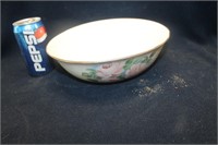 HANDPAINTED FLORAL PATTERN SERVING BOWL