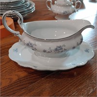 Blue Garland Haviland China Gravy