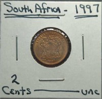 Uncirculated 1997 South African coin