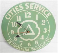 Cities Service Petroleum Clock Untested