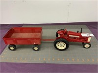 Farmall 350 tractor & Ertl barge wagon