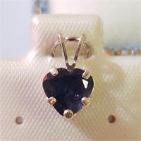 Silver Iolite(1.05ct) Pendant