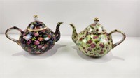 (2) Formalities Tea Pots 6.5" tall