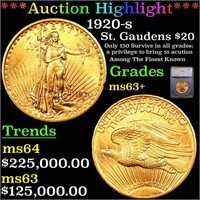 ***Auction Highlight*** 1920-s Gold St. Gaudens Do