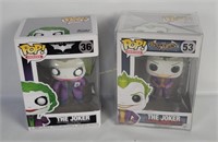2 Funko Pop! Batman The Joker Figures