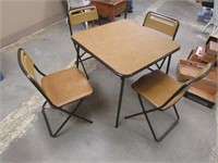 card table w/4 chairs