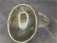 925 stamped Labrador ring size 7.25