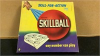 Skill Ball Tray with Wooden Balls/Vintage Metal