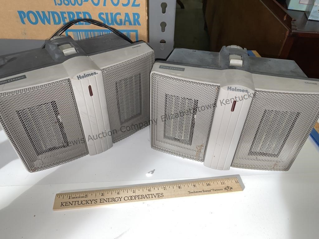 2 Holmes ceramic heaters not tested