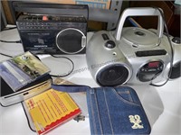 AM/FM compact disc player, AM/FM cassette player