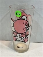 Tuffy Pepsi character glass 1975.
