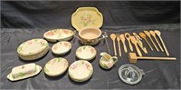 Group of vintage Franciscan dinnerware with 19