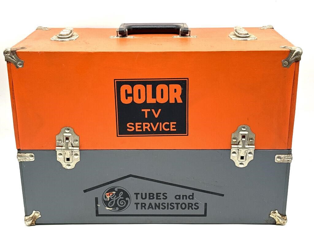 Vintage Color TV Service Tubes and Transistors