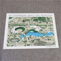 1972 Olympic Games Commemorative Stamp Panel