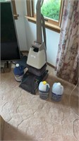 Five in one deluxe steam vacuum with supplies