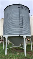 1800bu Hopper-Bottom Grain Storage Bin (Off Site)