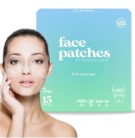 LIVACLEAN 3 FACE MASKS/ 15 PATCHES - HYDROCOLLOID