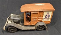 9" Cast Iron US Mail Post Office Toy Truck