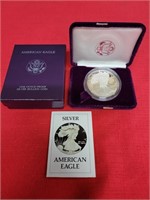 One Ounce Proof Silver Bullion Coin Eagle 1986