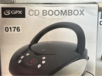 GPX CD BOOMBOX RETAIL $35