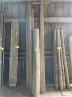 (4) Wood Posts 6-9' and Wagon Tongues