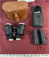 One Atco & One Tasco Binoculars In Cases