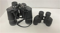 (2) binoculars: Jason 10x50 and Wollensaks 6x30,