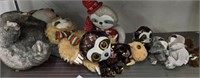 GROUP OF PLUSH ANIMALS, SOME TY